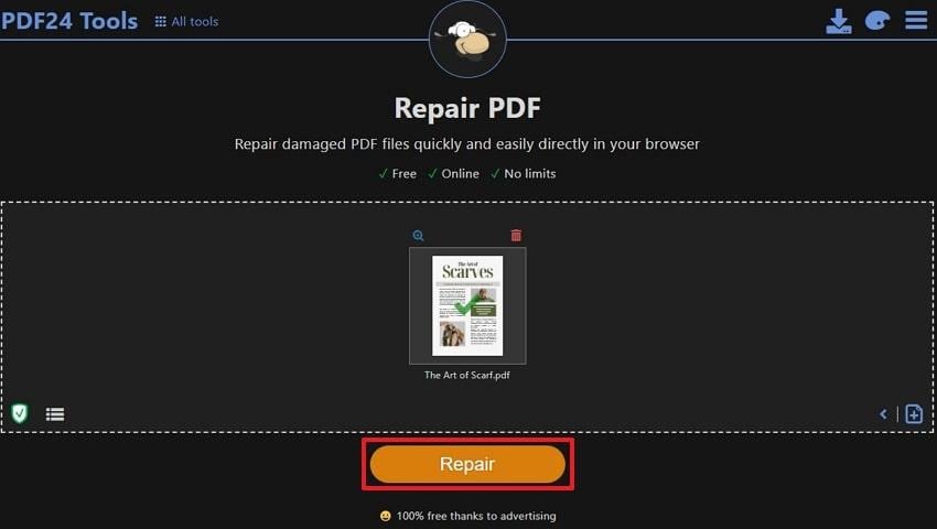 hit repair pdf24 tools